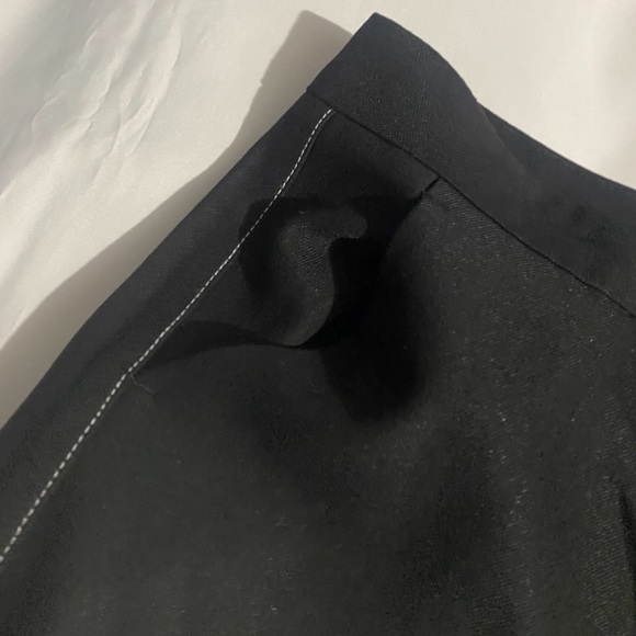 StyleWe High Rise Wide Leg Cropped Black Pants - Picture 4 of 10